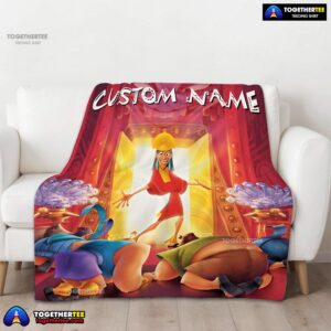 Alternative view of Disney Cartoon The Emperor's New Groove Blanket Fleece Customized Blanket
