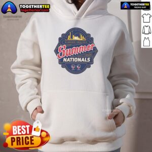 Alternative view of Official Milwaukee Wisconsin Summer Nationals 2025 Logo T-Shirt