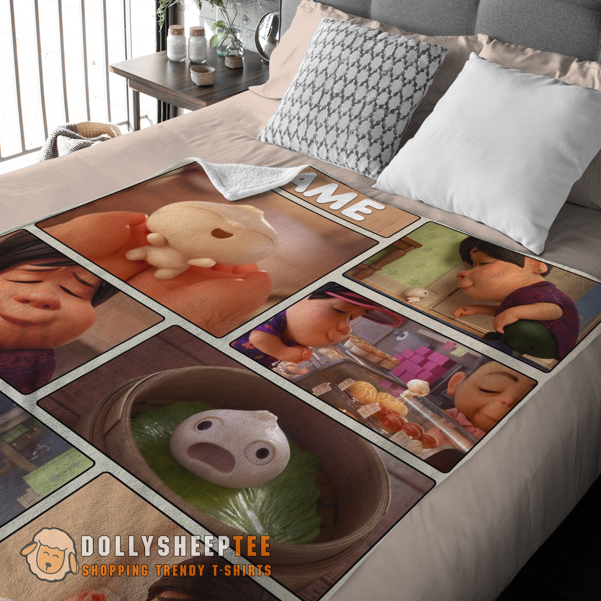 Perfect Cute Good Disney Bao Pixar Short Film Blanket Fleece Customized Blanket - Image 3