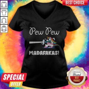 Alternative view of Baby Unicorn Pew Pew Madafakas Shirt