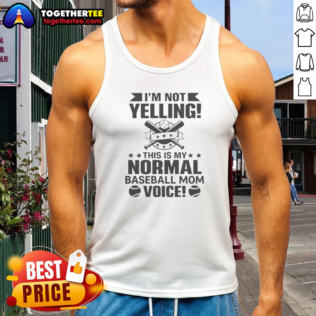 Pretty I'm Not Yelling This Is My Normal Baseball Mom Voice Baseball Shirt - Image 5