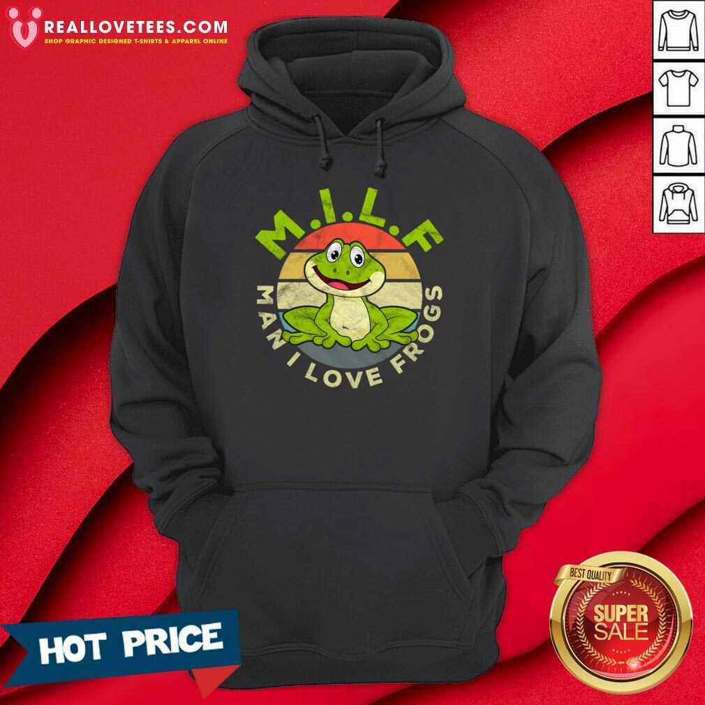 MILF Man I Love Frogs Vintage Shirt - Image 4