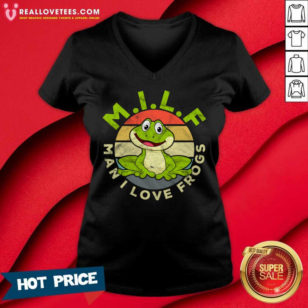 MILF Man I Love Frogs Vintage Shirt - Image 5