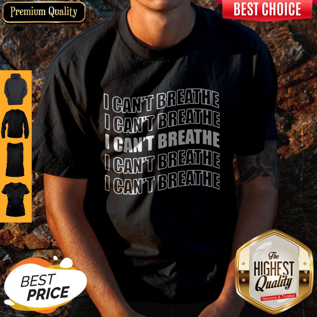 Official George Floyd I Can't Breathe Shirt