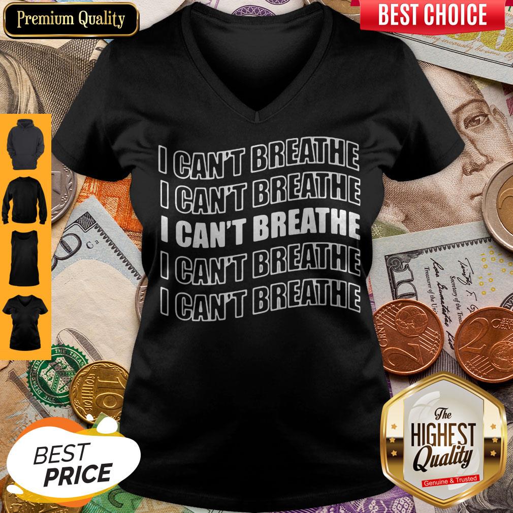 Official George Floyd I Can't Breathe Shirt - Image 3
