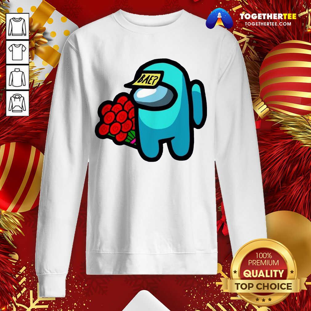 Original Impostor Among Us Valentine 2021 Bae Flower Shirt - Image 3