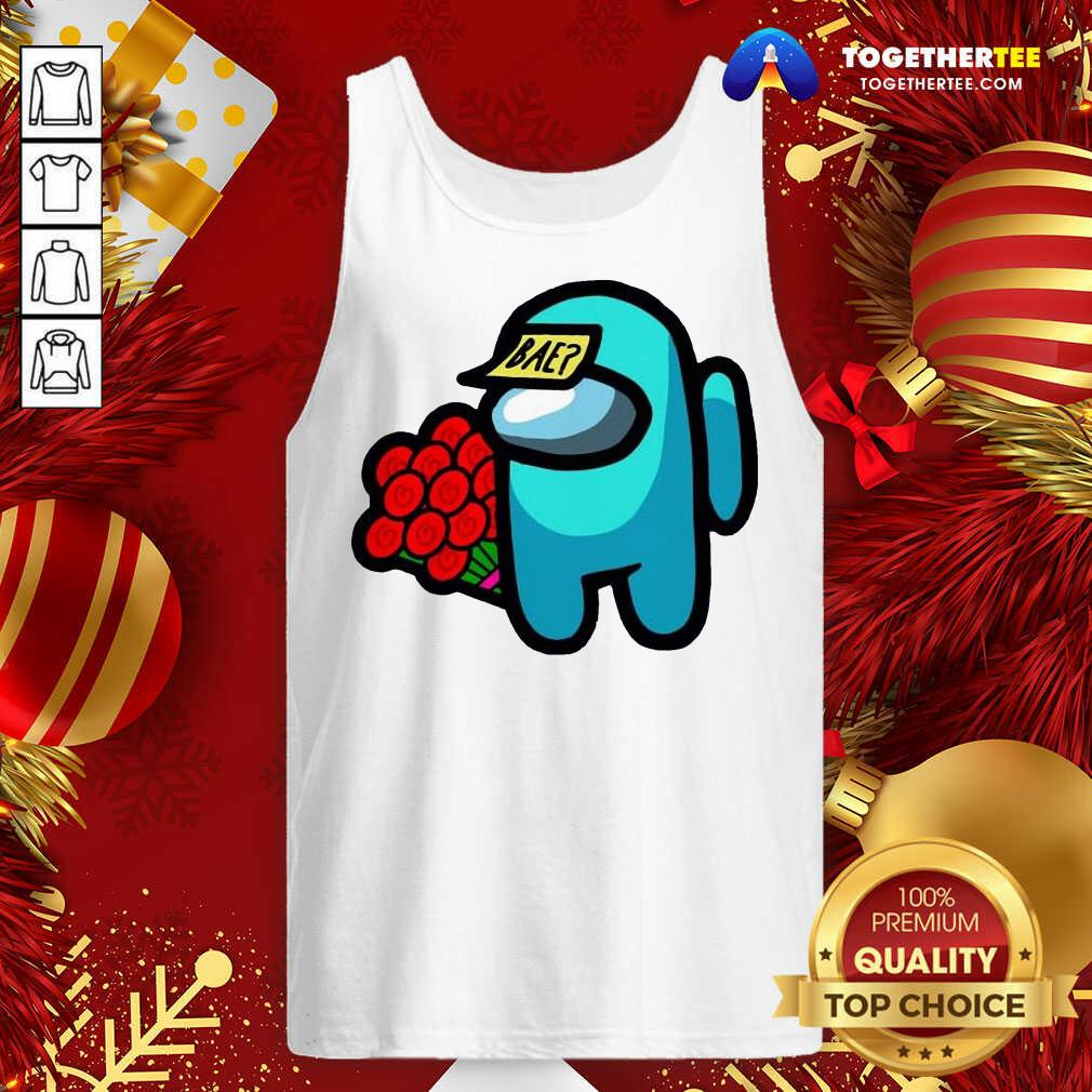 Original Impostor Among Us Valentine 2021 Bae Flower Shirt - Image 2