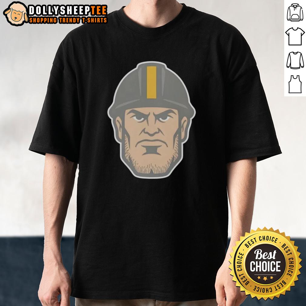 Nice Pittsburgh Steelers Steel Head Adult Logo T-Shirt