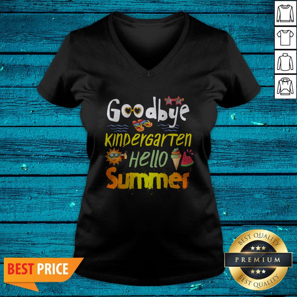 Premium Goodbye Kingdergarten Hello Summer Shirt - Image 4