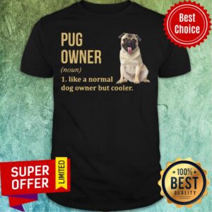 Pug Dog Owner Like A Normal Dog But Cooler Shirt