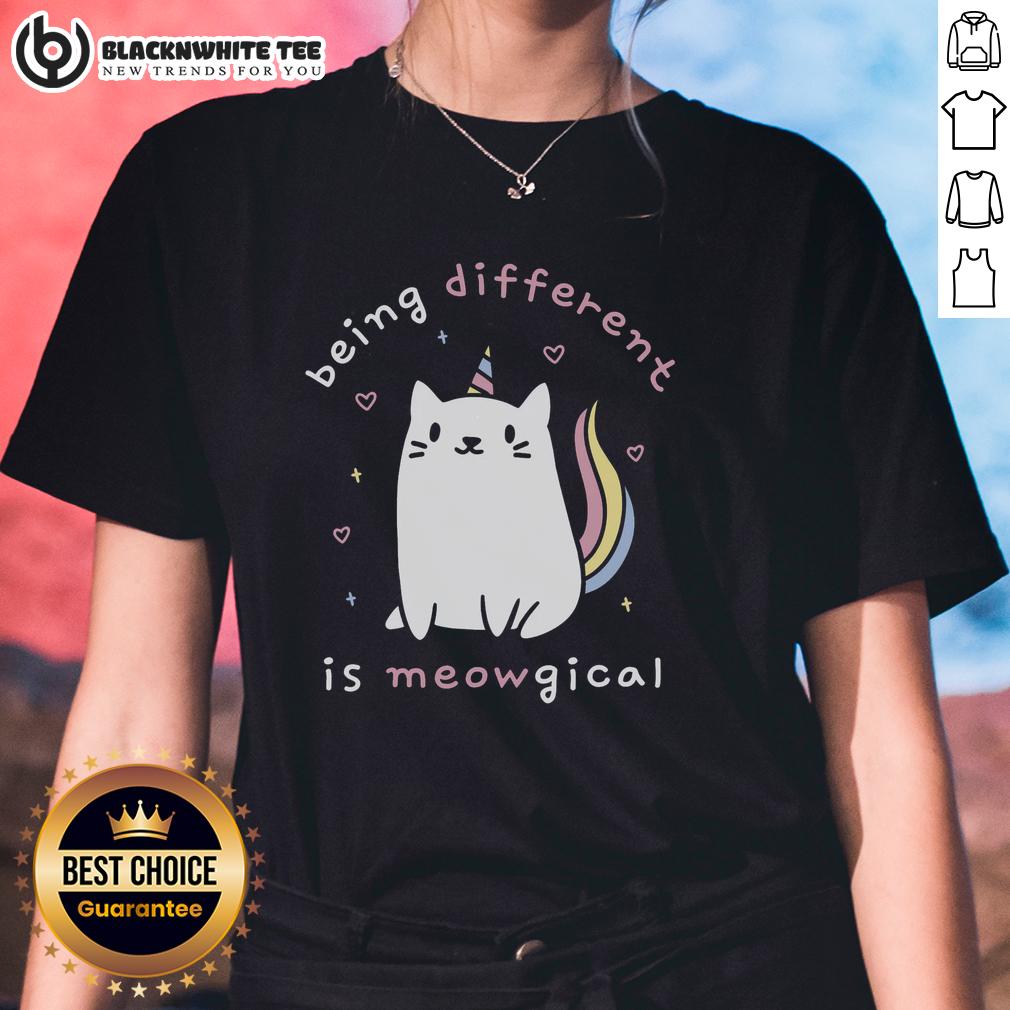 Good Being Different Is Meowgical T-Shirt - Image 3
