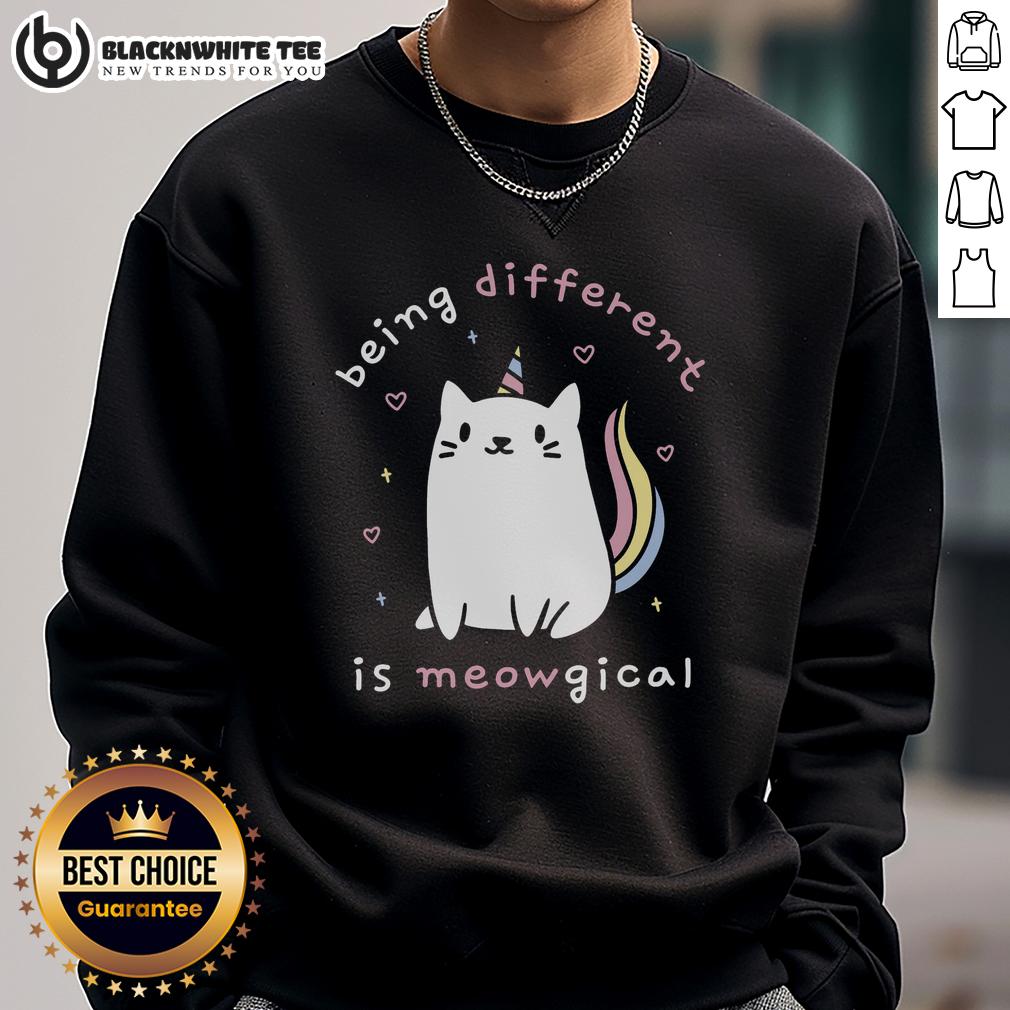 Good Being Different Is Meowgical T-Shirt - Image 5