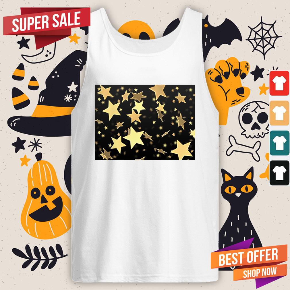 Black And Gold Star Merchandise Day Of The Dead Shirt - Image 3