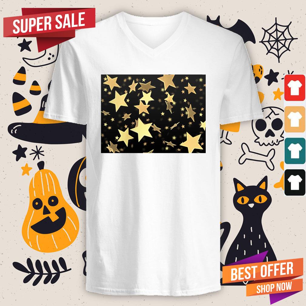Black And Gold Star Merchandise Day Of The Dead Shirt - Image 2