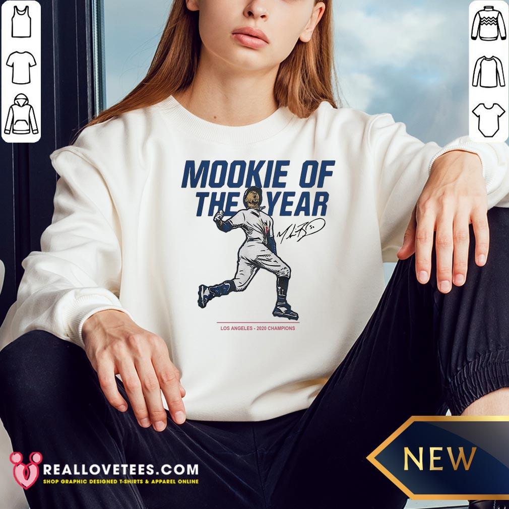 Perfect Mookie Of The Year Los Angeles 2020 Chapions Shirt - Image 3