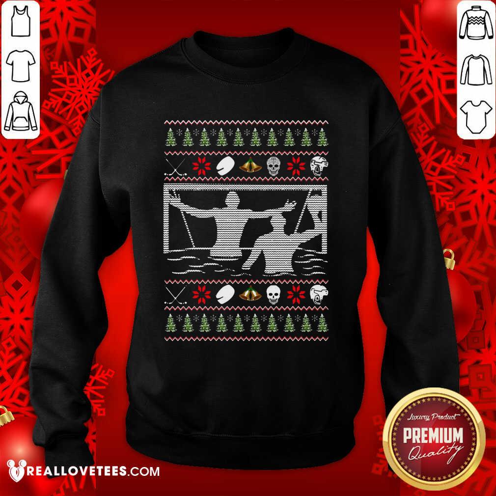 Beautiful Water Polo Ugly Christmas Shirt - Image 3