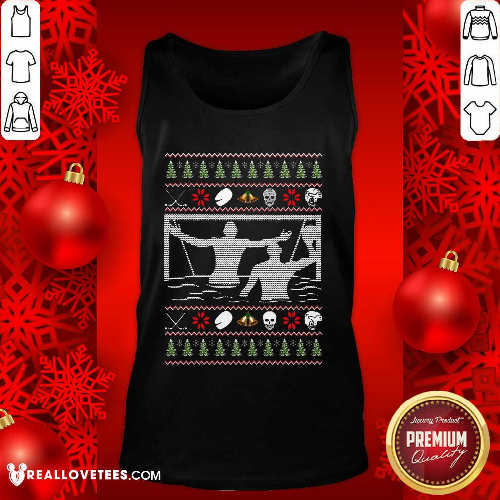 Beautiful Water Polo Ugly Christmas Shirt - Image 2