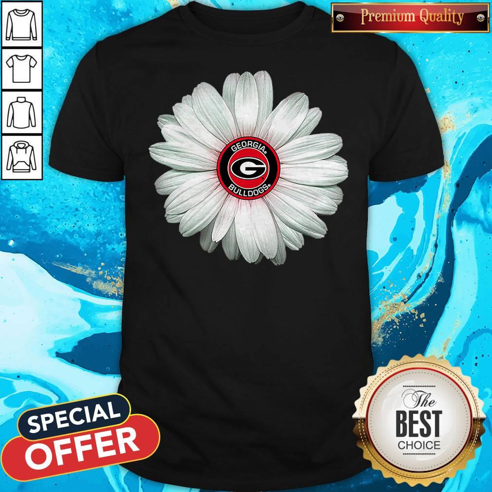 Official Georgia Bulldogs Daisy Flower Shirt