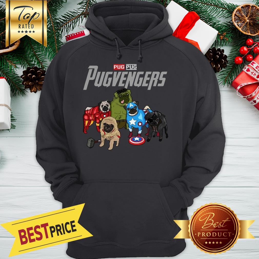 Official Marvel Avengers Endgame Pug Pugvengers Shirt - Image 3
