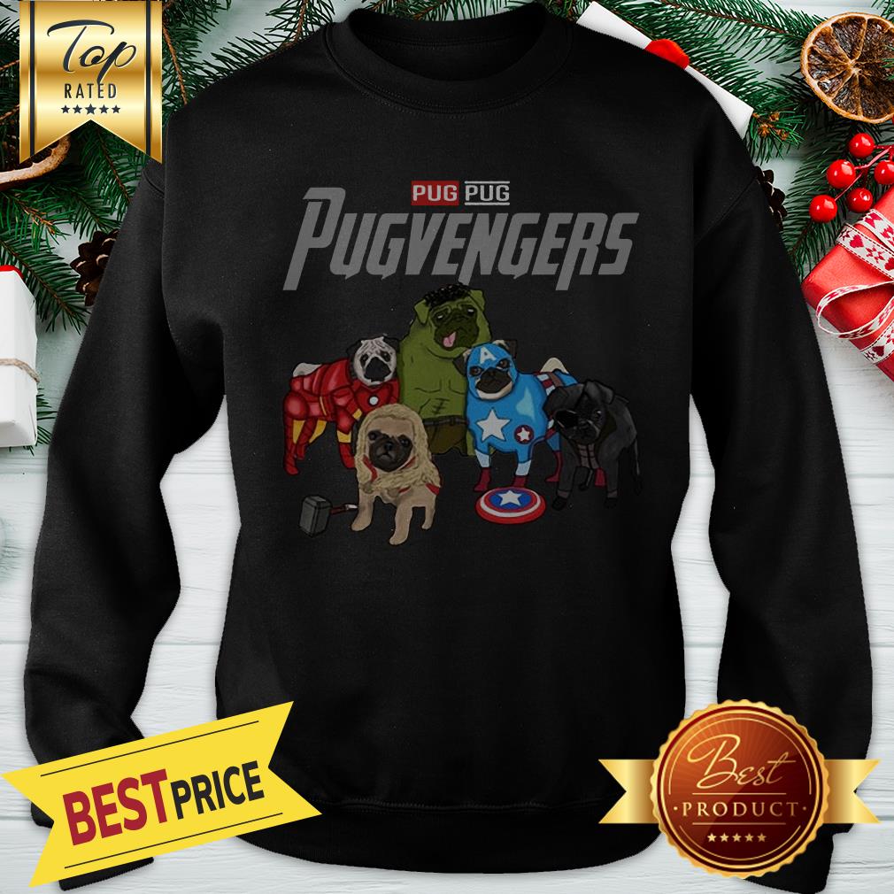 Official Marvel Avengers Endgame Pug Pugvengers Shirt - Image 4