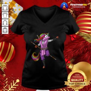 Alternative view of Original Unicorn Ninja Samurai Karate Kung Fu Martial Arts Warrior T-Shirt