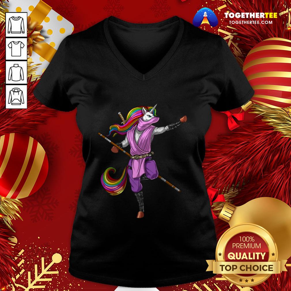 Original Unicorn Ninja Samurai Karate Kung Fu Martial Arts Warrior T-Shirt - Image 2