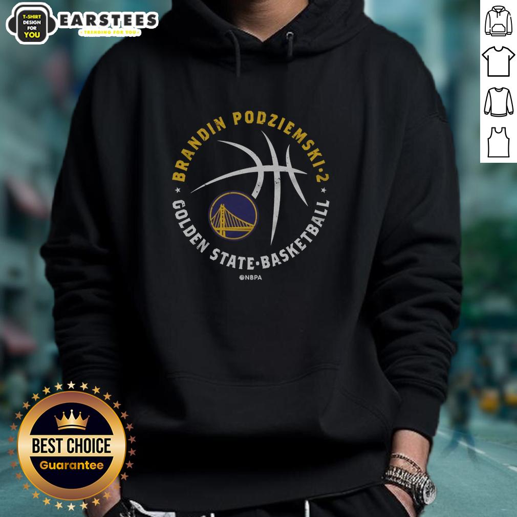 Awesome Brandin Podziemski Golden State Warriors Player Ball T-Shirt - Image 2