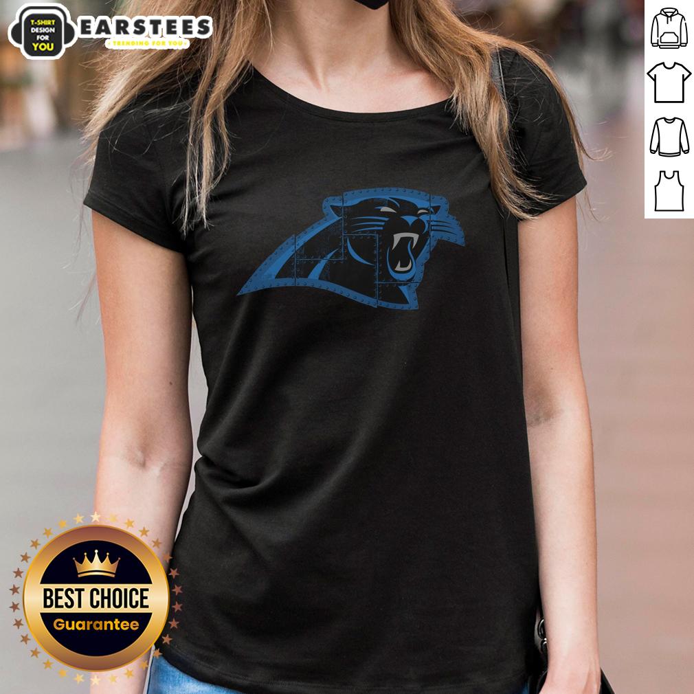 Awesome Carolina Panthers Rivet Logo T-Shirt - Image 3