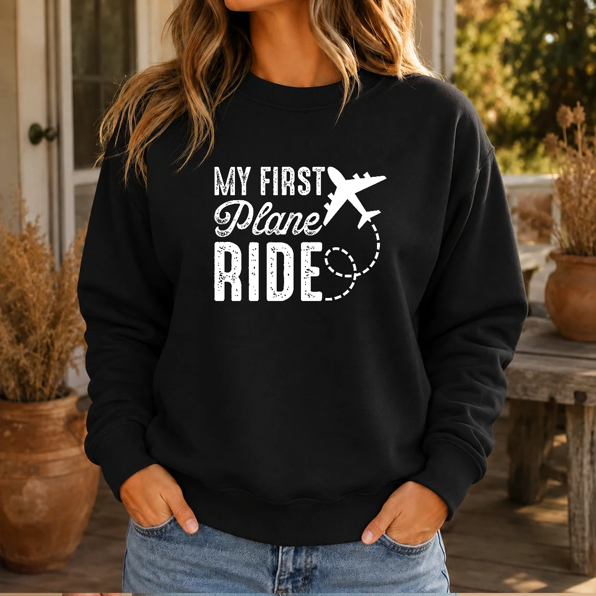 Funny My First Plane Ride Shirt - Image 7