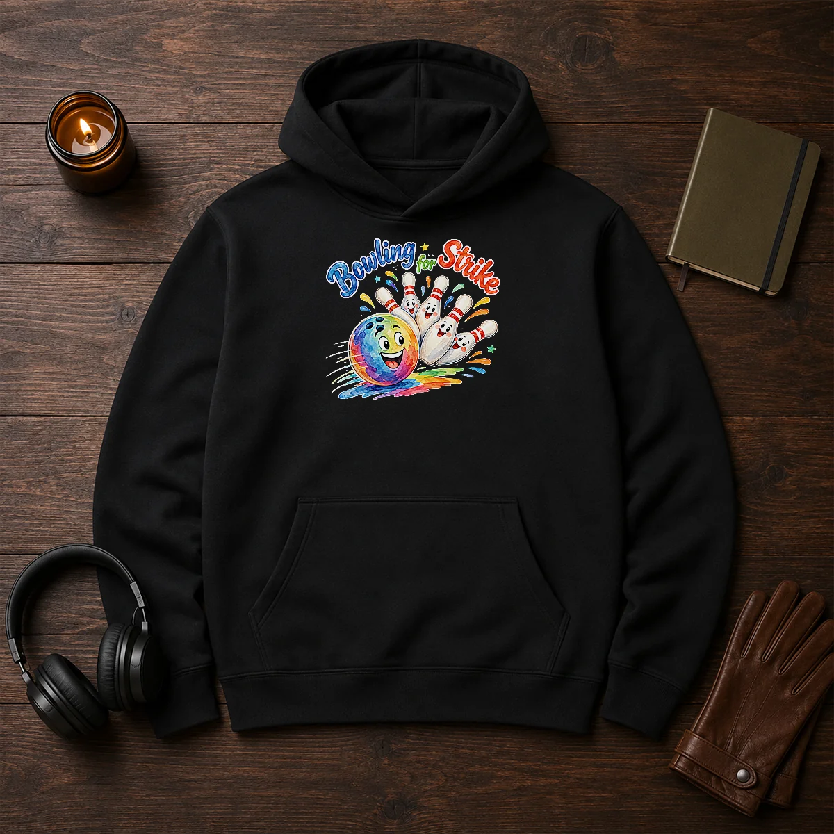 Official Bowling For Strike Watercolor Shirt - Image 5