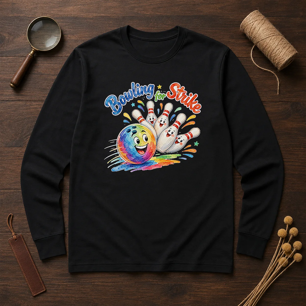 Official Bowling For Strike Watercolor Shirt - Image 6