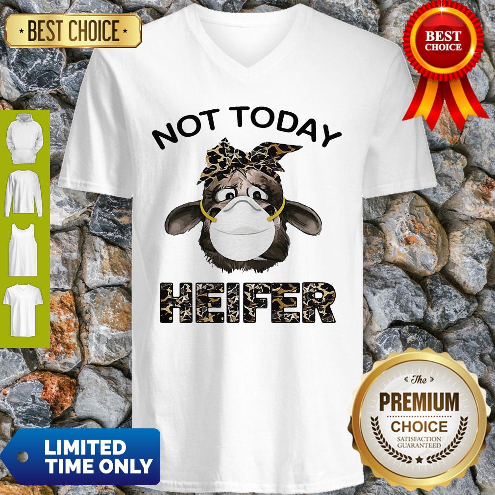 Official Heifer Quarantined Not Today Shirt - Image 4