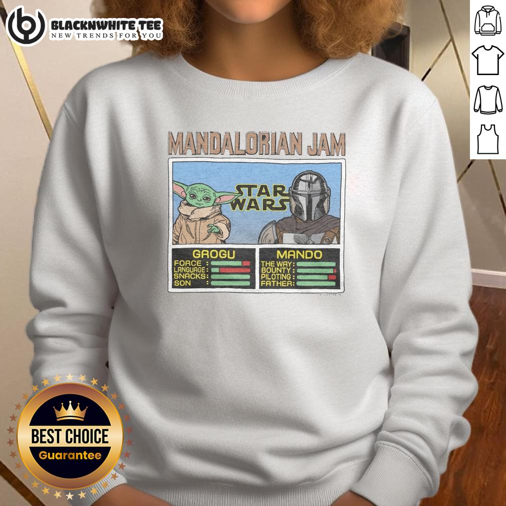 Awesome Mandalorian Jam Grogu And Mando T-Shirt - Image 5