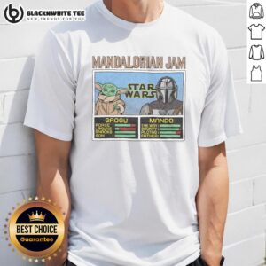 Awesome Mandalorian Jam Grogu And Mando T-Shirt