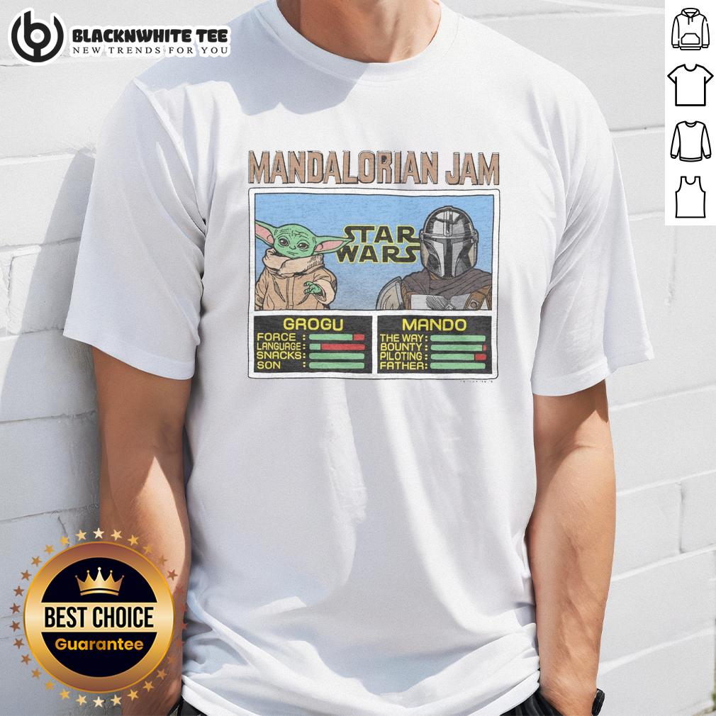 Awesome Mandalorian Jam Grogu And Mando T-Shirt