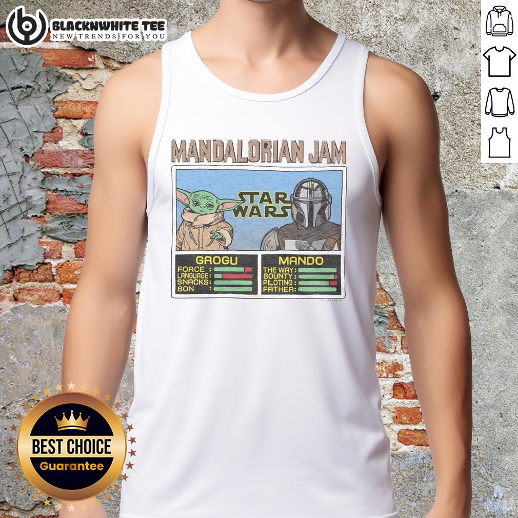 Awesome Mandalorian Jam Grogu And Mando T-Shirt - Image 4