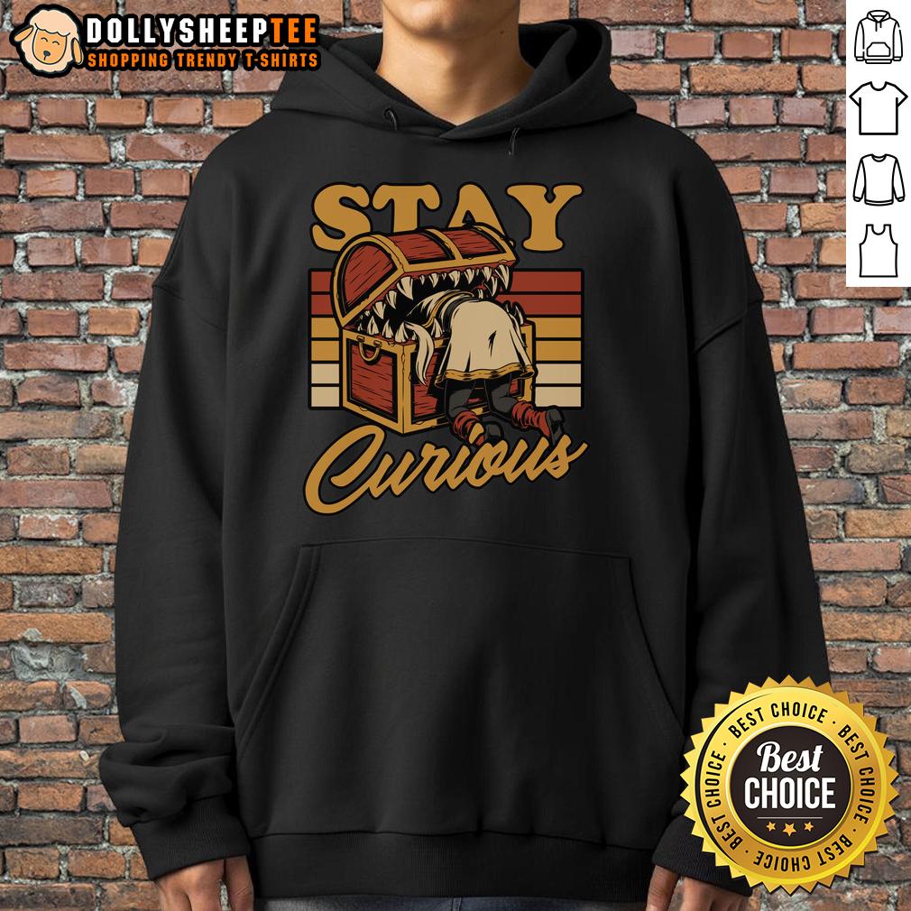 Top Frieren Elf Anime Treasure Stay Curious T-Shirt - Image 2