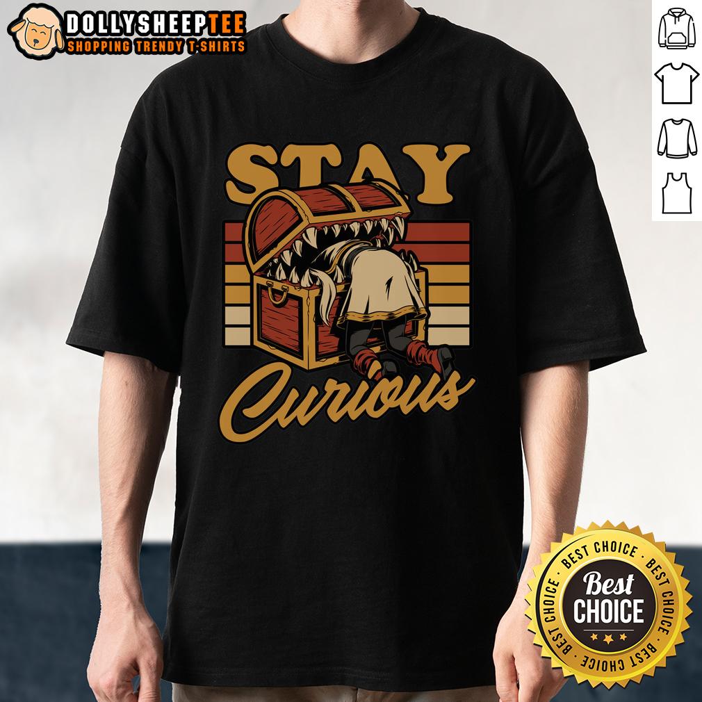 Top Frieren Elf Anime Treasure Stay Curious T-Shirt