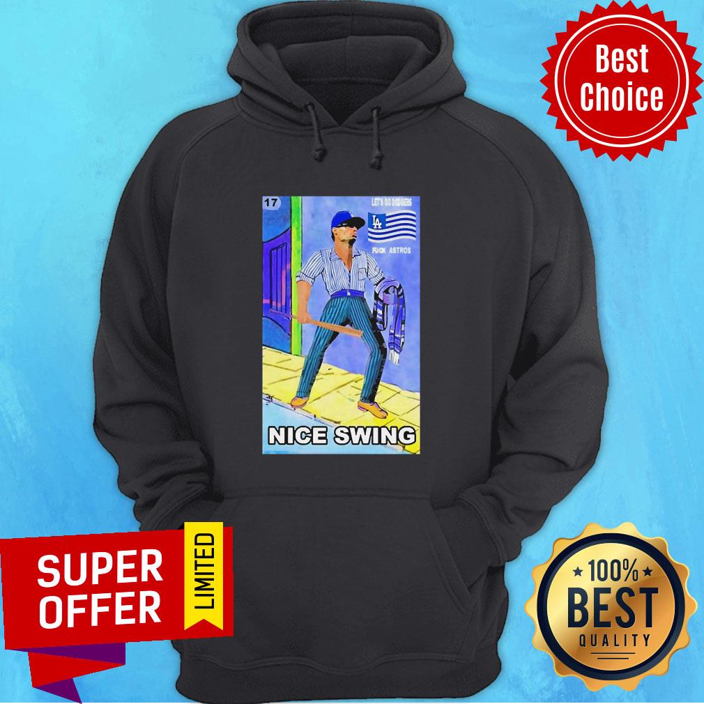 Top Ready Fight Joe Kelly Les’s Go Dodgers Fuck Astros Nice Swing Shirt - Image 4