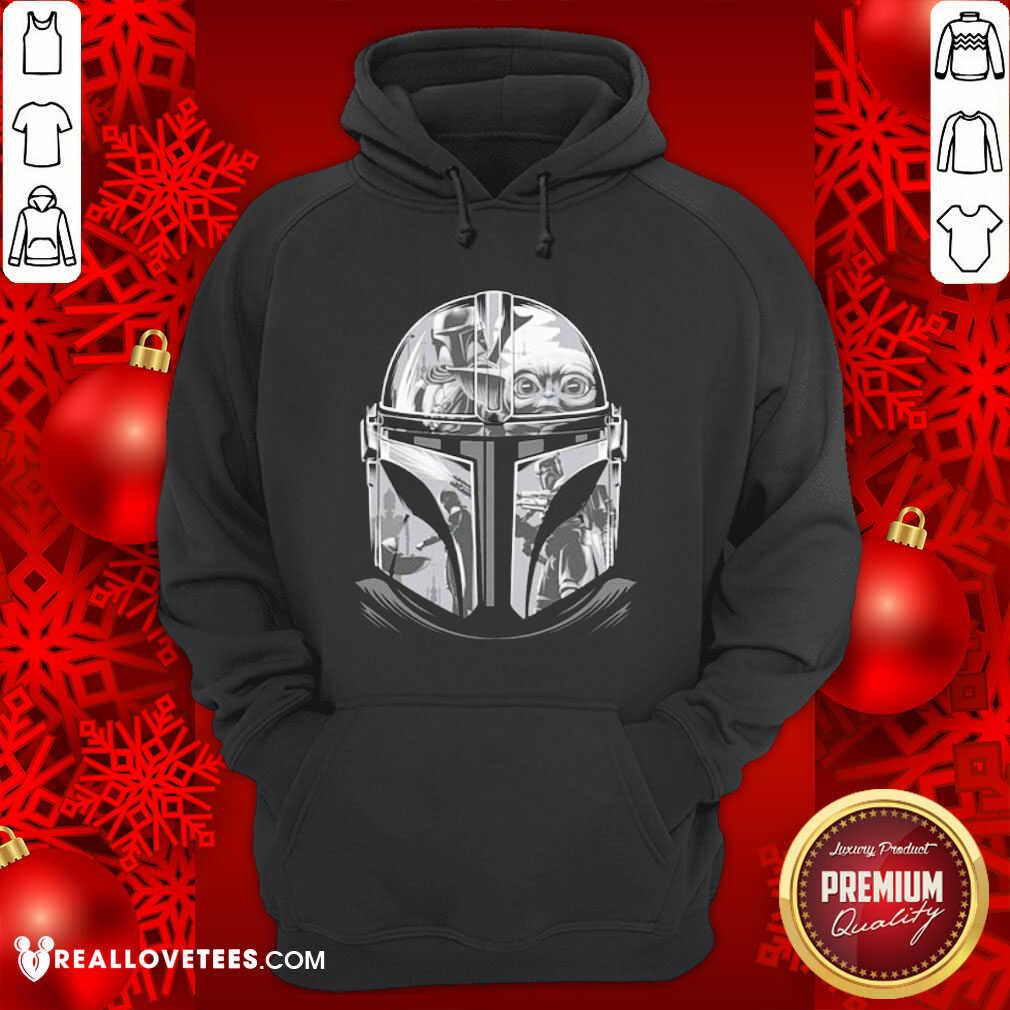 Funny Star Wars The Mandalorian Helmet Mandalorian Shirt - Image 4