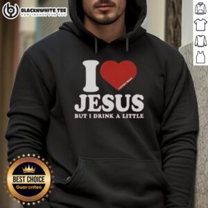 Alternative view of Pretty I Love Jesus But I Drink A Little T-Shirt