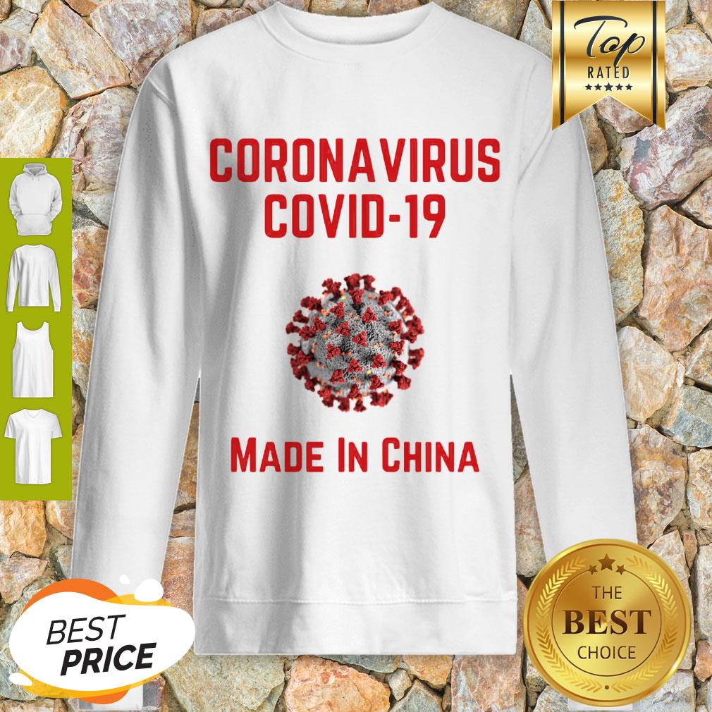 Awesome CORONAVIRUS COVID 19 Made In China Shirt - Image 2