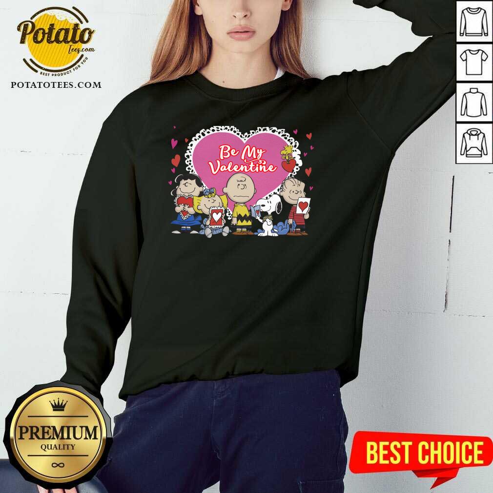 Awesome The Peanuts Be My Valentine Shirt - Image 4
