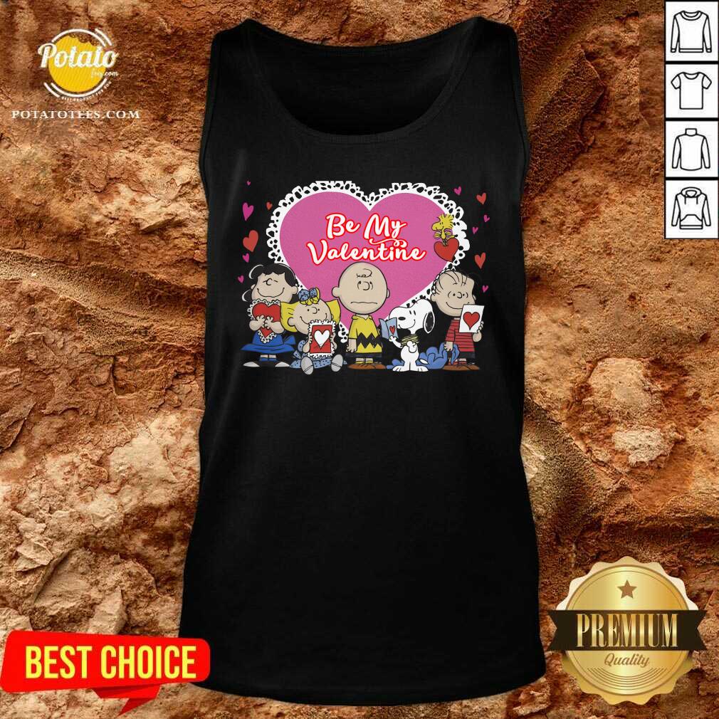Awesome The Peanuts Be My Valentine Shirt - Image 3