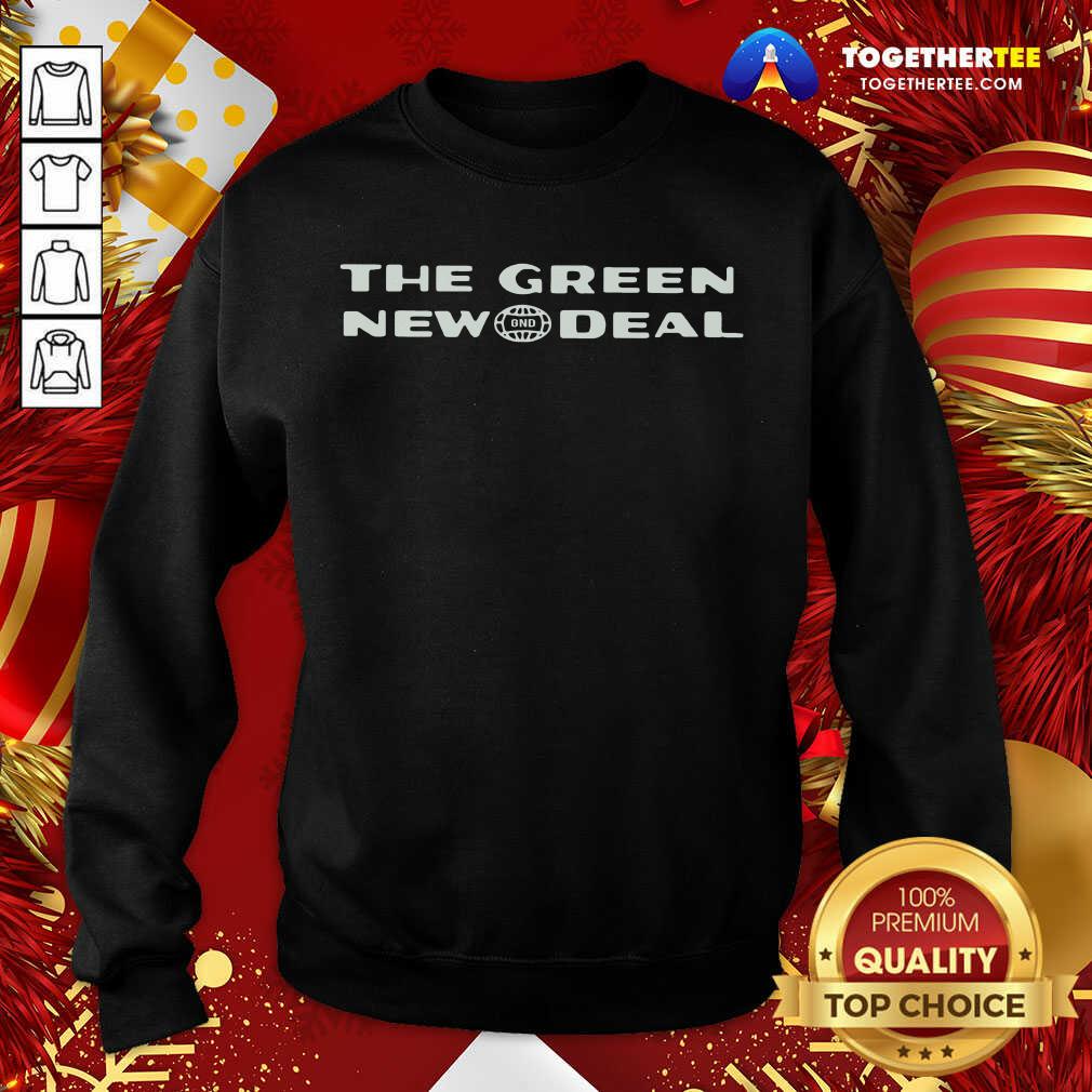 Premium The Green New GND Deal AOC Shirt - Image 4