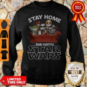 Alternative view of Nice Stay Home And Watch Star Wars Shirt