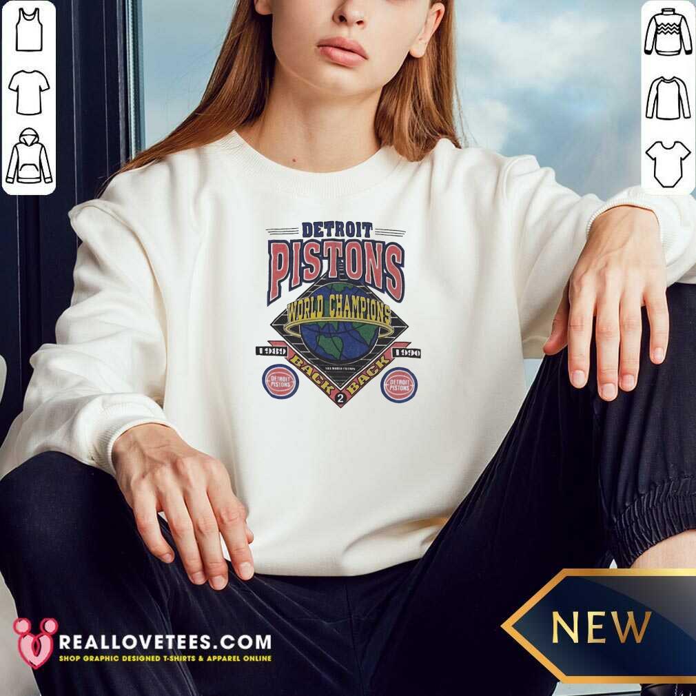 Sweet Detroit Pistons World Champions Shirt - Image 3