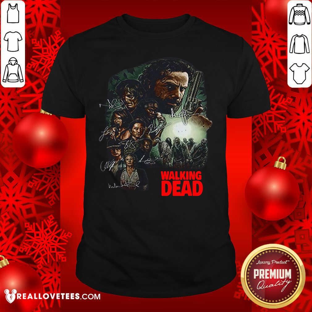 Top Waking The Dead Signatures Shirt