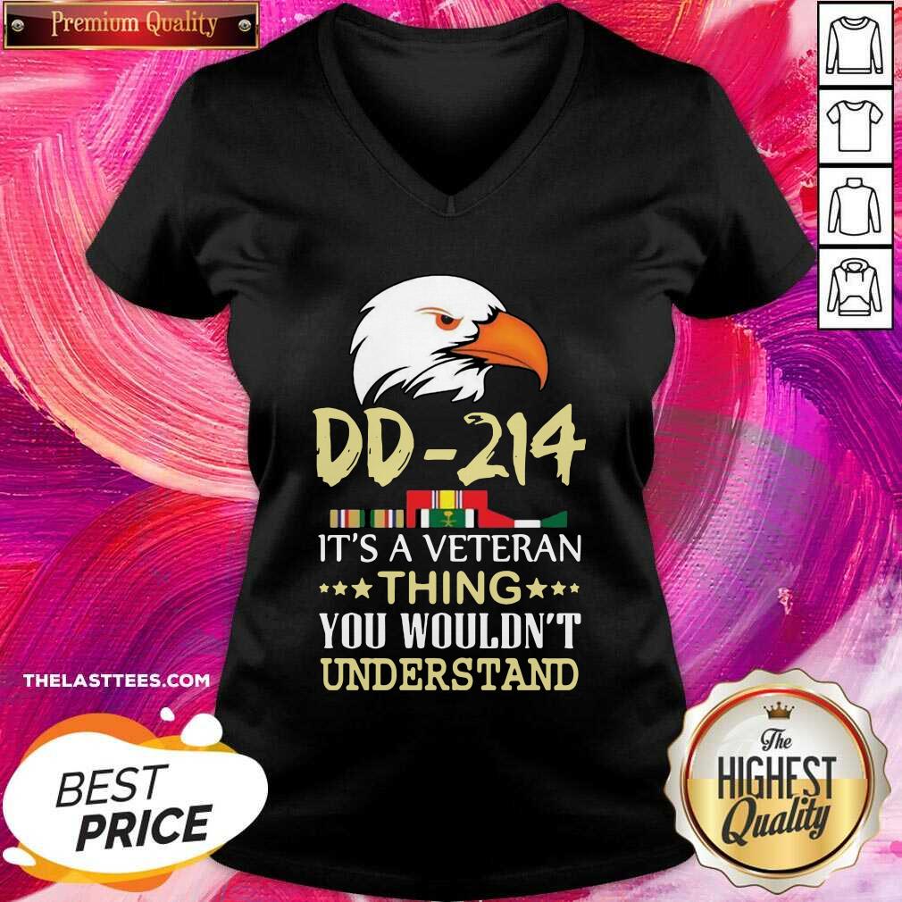 Cute DD 214 It’s A Veteran Thing You Wouldn’t Understand Shirt - Image 2