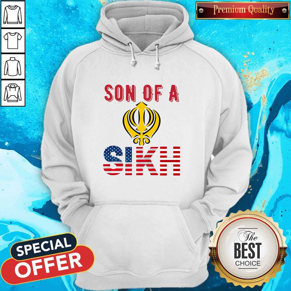 Official Son Of A Sikh Proud American Flag Shirt - Image 5